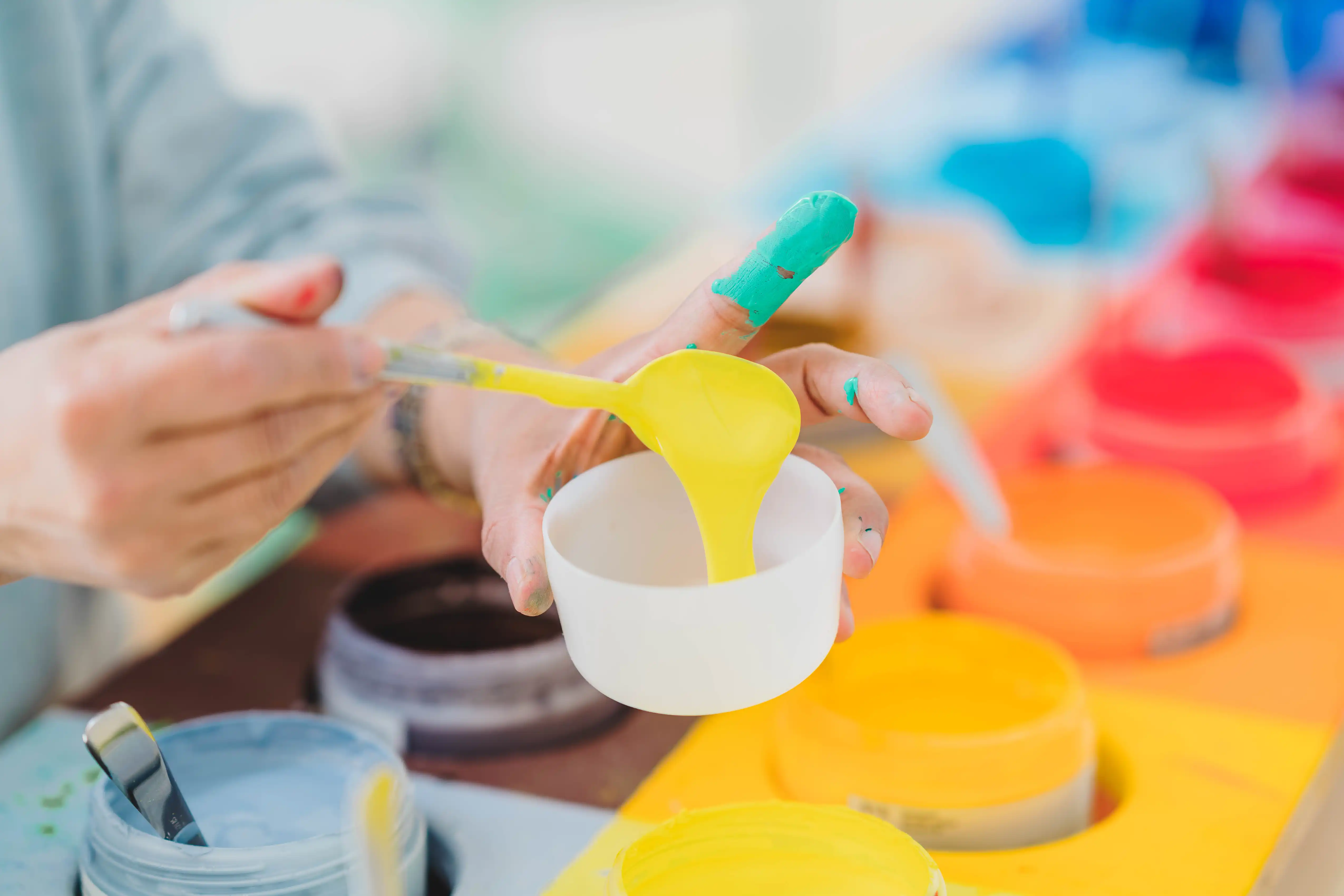 Kurse und Workshops - Kunsttherapie und freies Malen bei Nadja Weber